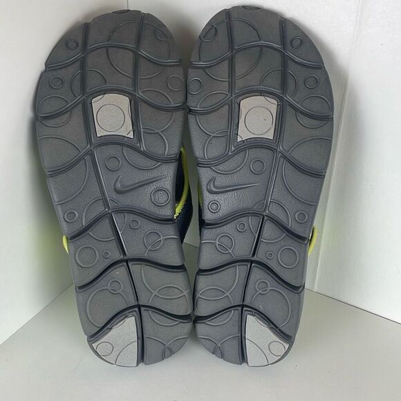 Nike Youth Comfort Sandals 5Y Gray Yellow - Picture 5 of 8